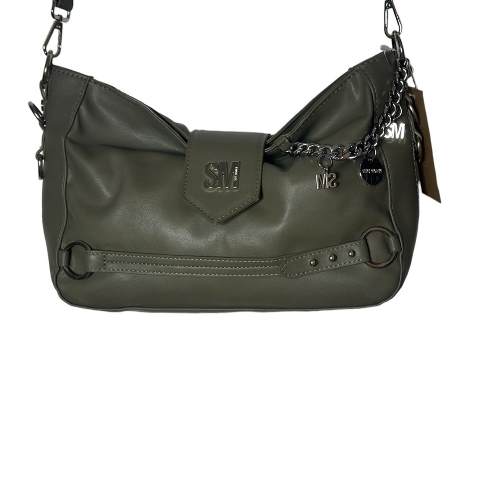 Steve Madden BBreggy Olive Bbreggy Shoulder Crossbody Bag Purse (D250)